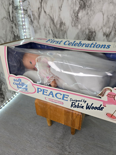 1995 Vintage Horsman "Peace" Baby Doll in original box