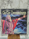 1956 Vintage The Ten Commandments Original Sound Track Deluxe 33 RPM 2-record set.