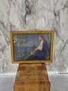 1920's Antique Jesus on the Mount of Olives Framed Lithograph by Giovanni