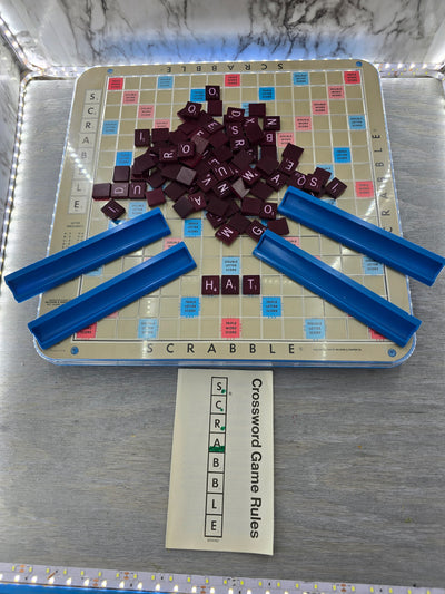 1977 Vintage "Deluxe Edition Scrabble" game board by Selchow & Righter Company