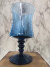 1980's Richmond Blue Water Goblets by Colony- set of 3