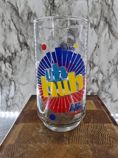 1990's Diet Pepsi "You got the Right One Baby" Glasses- set of two
