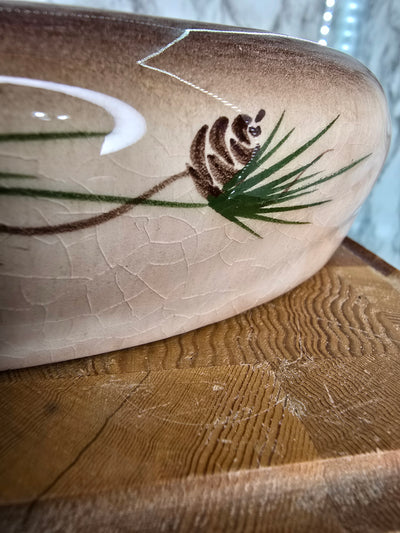 1970's Romco Rocky Mountain Pottery Pinecone Ash Tray