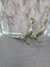 1950's  Silver Plated Metal Pheasant Bird Figurines-set of 2