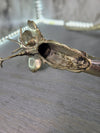 1950's  Silver Plated Metal Pheasant Bird Figurines-set of 2