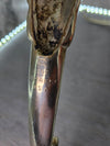 1950's  Silver Plated Metal Pheasant Bird Figurines-set of 2