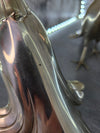 1950's  Silver Plated Metal Pheasant Bird Figurines-set of 2
