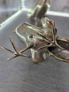 1950's  Silver Plated Metal Pheasant Bird Figurines-set of 2