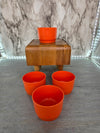 1970s  Tupperware Snack cups- set of four
