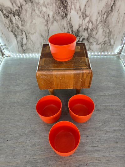 1970s  Tupperware Snack cups- set of four