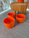 1970s  Tupperware Snack cups- set of four