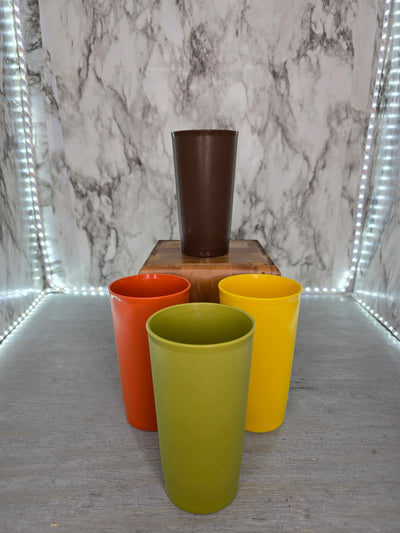 1970's Tupperware Tumblers- set of four