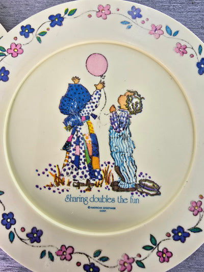 1984 Holly Hobbie Plastic Tea Set- American Greetings