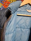 1980's Vintage Town Craft Blue Ski Jacket with pockets