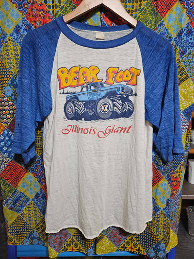 1980's Vintage Bear Foot Illinois Giant Monster Truck T-shirt