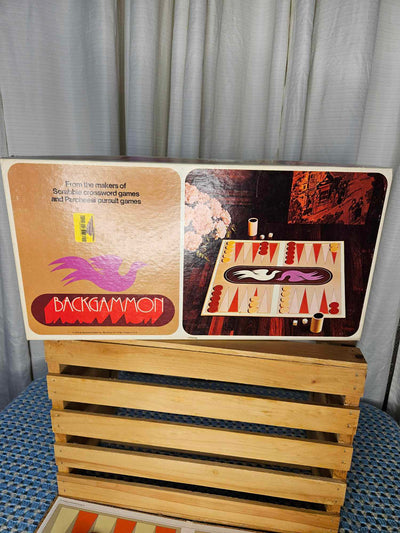 1975 Vintage MCM Backgammon Game