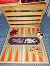 1975 Vintage MCM Backgammon Game