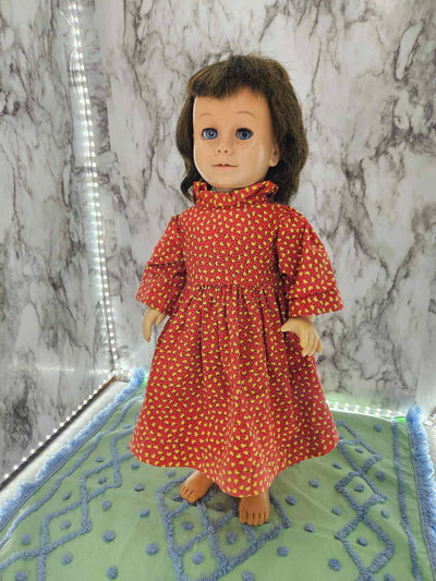 1960 Vintage MCM Chatty Cathy doll Brown hair blue eyes