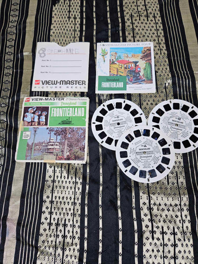 1970's Vintage MCM Disneyland Frontierland View-master reels Disney