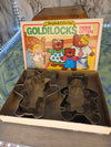 1985 Vintage Fox Run Goldilocks Cookie Cutters