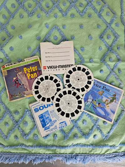 1970's Vintage MCM Disney Peter Pan view master reels