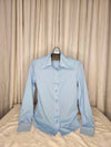 1970's Vintage MCM Light blue button up dress shirt