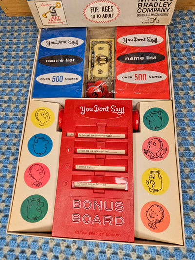 1963 Vintage MCM "You don't say!" Board Game