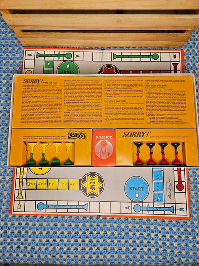 1964 Vintage MCM Sorry! board game