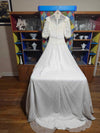 1980's Vintage white lace wedding dress