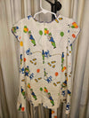 1960's Vintage MCM Childs dress with sash and matching shorts