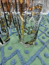 1964 Vintage MCM Bell Telephone Libbey Glasses 1964 New York World's Fair 1874-1964 set of 7