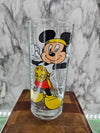 Vintage Mickey Mouse Walt Disney productions The Champ drinking glass set of 2