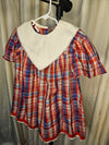 Vintage MCM Childs plaid dress JCPenney's