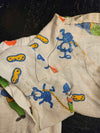 1960's Vintage MCM Childs dress with sash and matching shorts