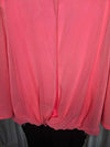 1980's Vintage Glam Rock Spandex Pink and Black Mini Dress