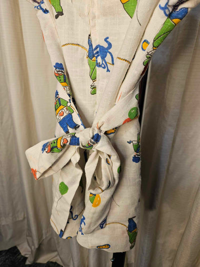 1960's Vintage MCM Childs dress with sash and matching shorts