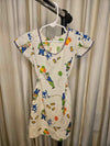 1960's Vintage MCM Childs dress with sash and matching shorts