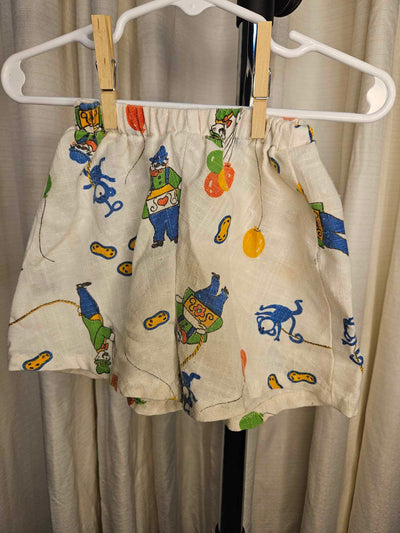 1960's Vintage MCM Childs dress with sash and matching shorts