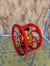 1960's Vintage MCM Walt Disney Productions Mickey Mouse rolling toy rattle
