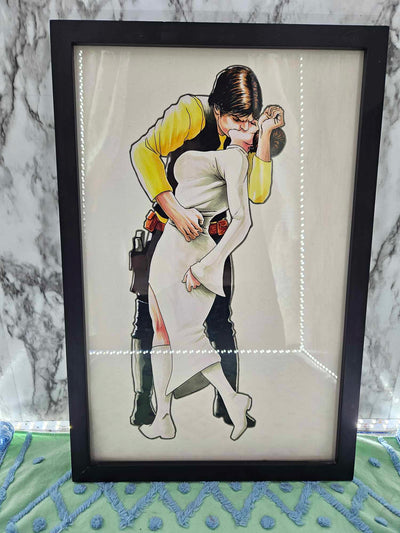 Modern Star Wars Han Solo Lei Kiss Fan Made Soldier nurse Kiss WW2 original