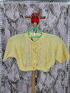 Vintage MCM Yellow Infant Gull Wing Sweater