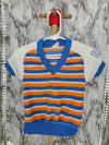 1970's Vintage MCM Childs Terry cloth V-necked shirt