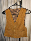 1970's Vintage MCM Pre-teen Corduroy Vest with two outside pockets