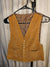 1970's Vintage MCM Pre-teen Corduroy Vest with two outside pockets