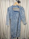 1980's Vintage Stone washed Denim zippered dress by RIO