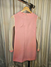 1960's Vintage MCM Pink and Lace micro Mini Dress